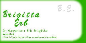 brigitta erb business card